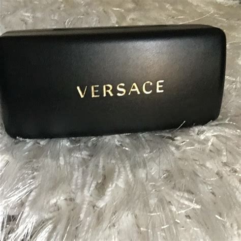 buy versace sunglass case|versace eyeglass case hard black.